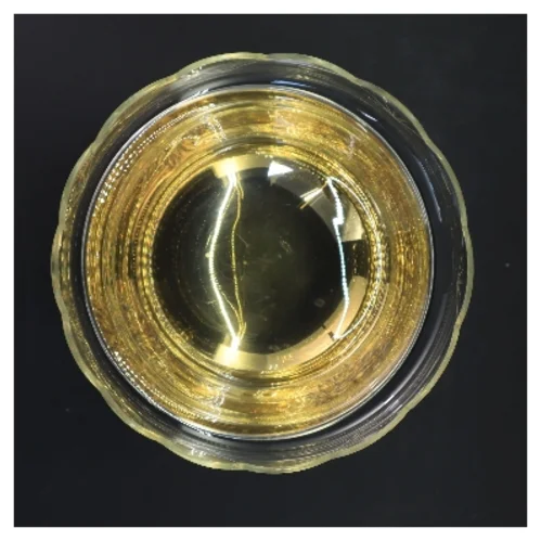 Glasskål med metal opsats (str. Ø 22 cm længde 19 cm)