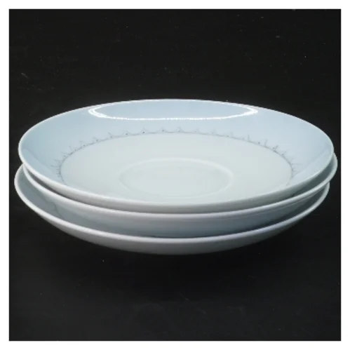 Bing & Grøndahl Kornblomst, Sæt med 3 UNDERKOPPER (3 stk Ø 14 cm)