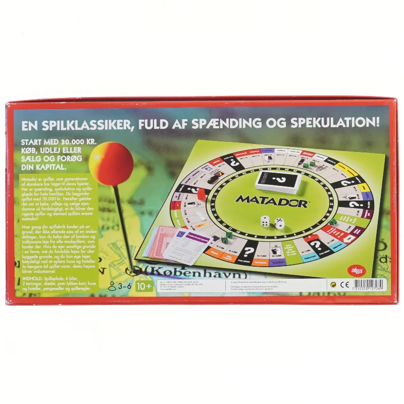 Matador brætspil fra Alga (str. 44x23 cm)