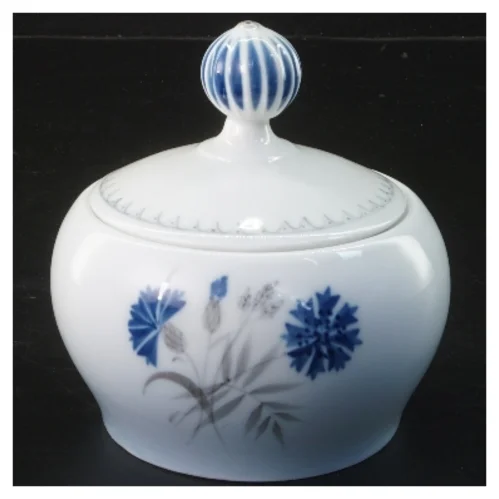 Bing & Grøndahl Kornblomst sukkerskål med låg (12 cm)