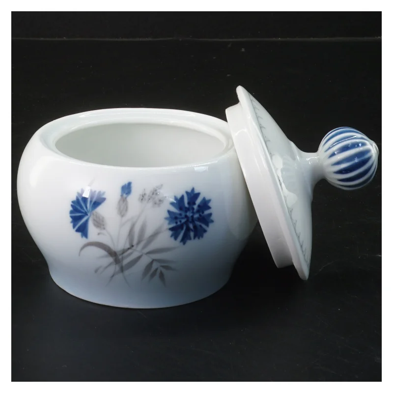 Bing & Grøndahl Kornblomst sukkerskål med låg (12 cm)