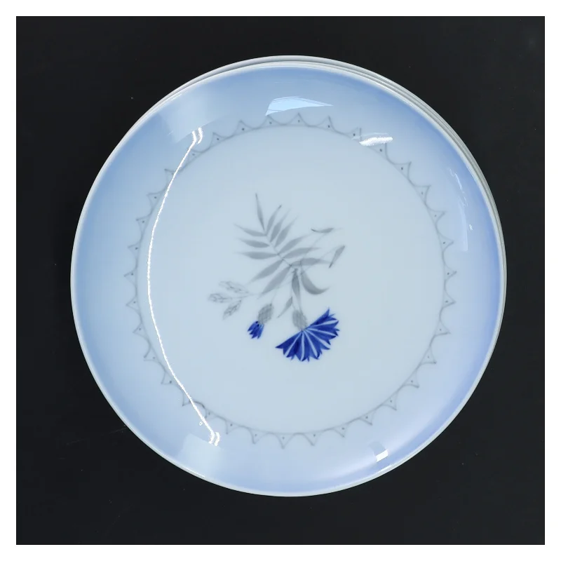 Bing & Grøndahl Kornblomst kagetallerkner (5 stk Ø 16 cm)