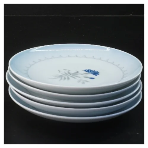 Bing & Grøndahl Kornblomst kagetallerkner (5 stk Ø 16 cm)