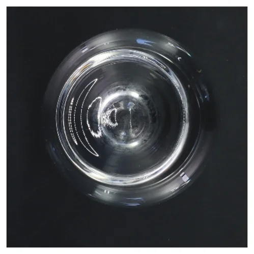 Glasvase (Ø 10 cm højde 16 cm)