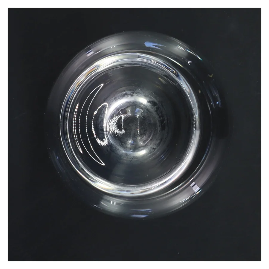 Glasvase (Ø 10 cm højde 16 cm)