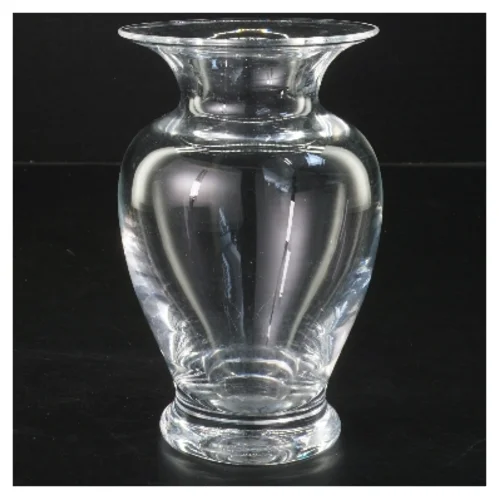 Glasvase (Ø 10 cm højde 16 cm)