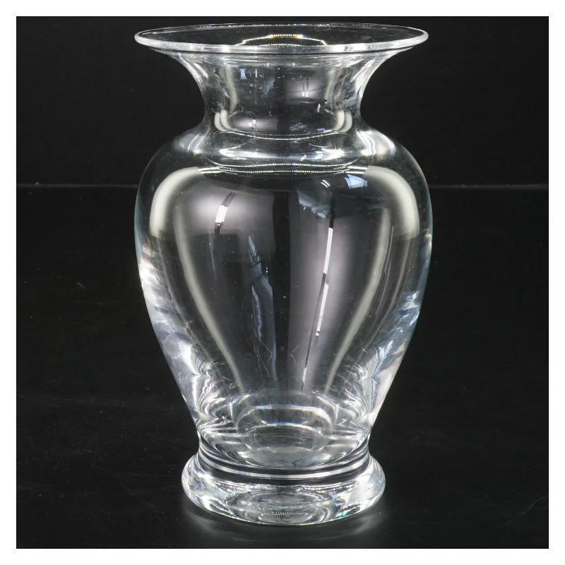 Glasvase (Ø 10 cm højde 16 cm)